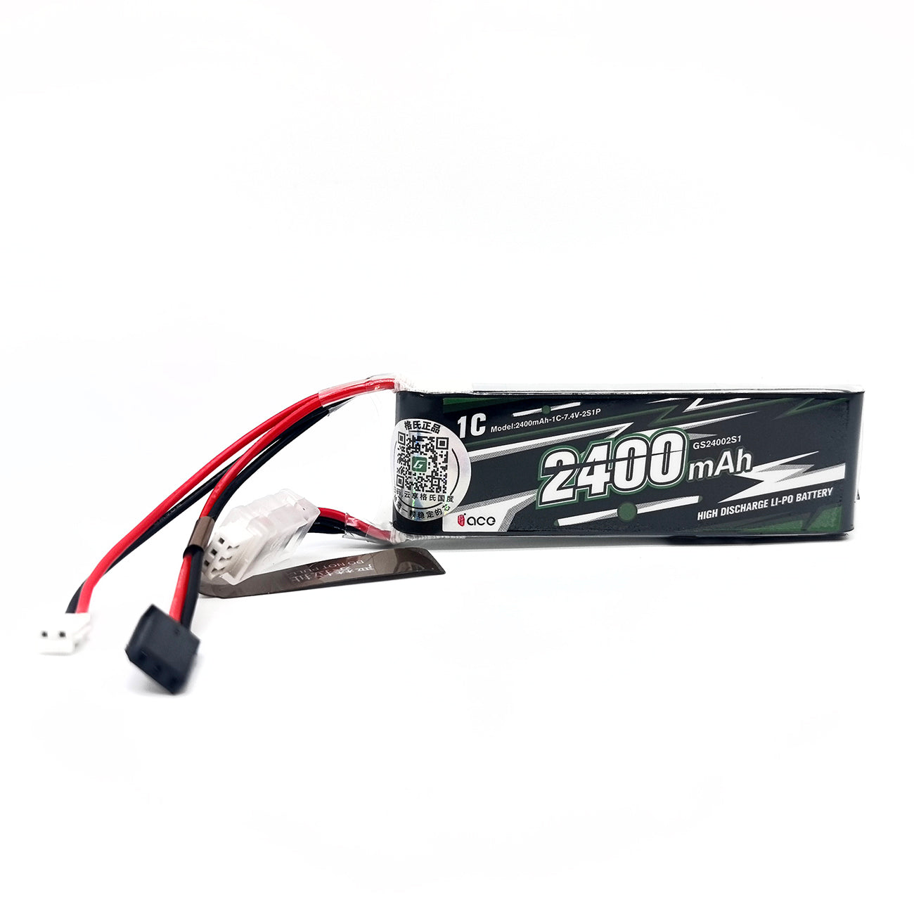 FMA ACE 7.4V 2400/3600/5000mAh Li-Po Battery for Futaba RC Receiver TX RX T8FG | 2S1P Rechargeable