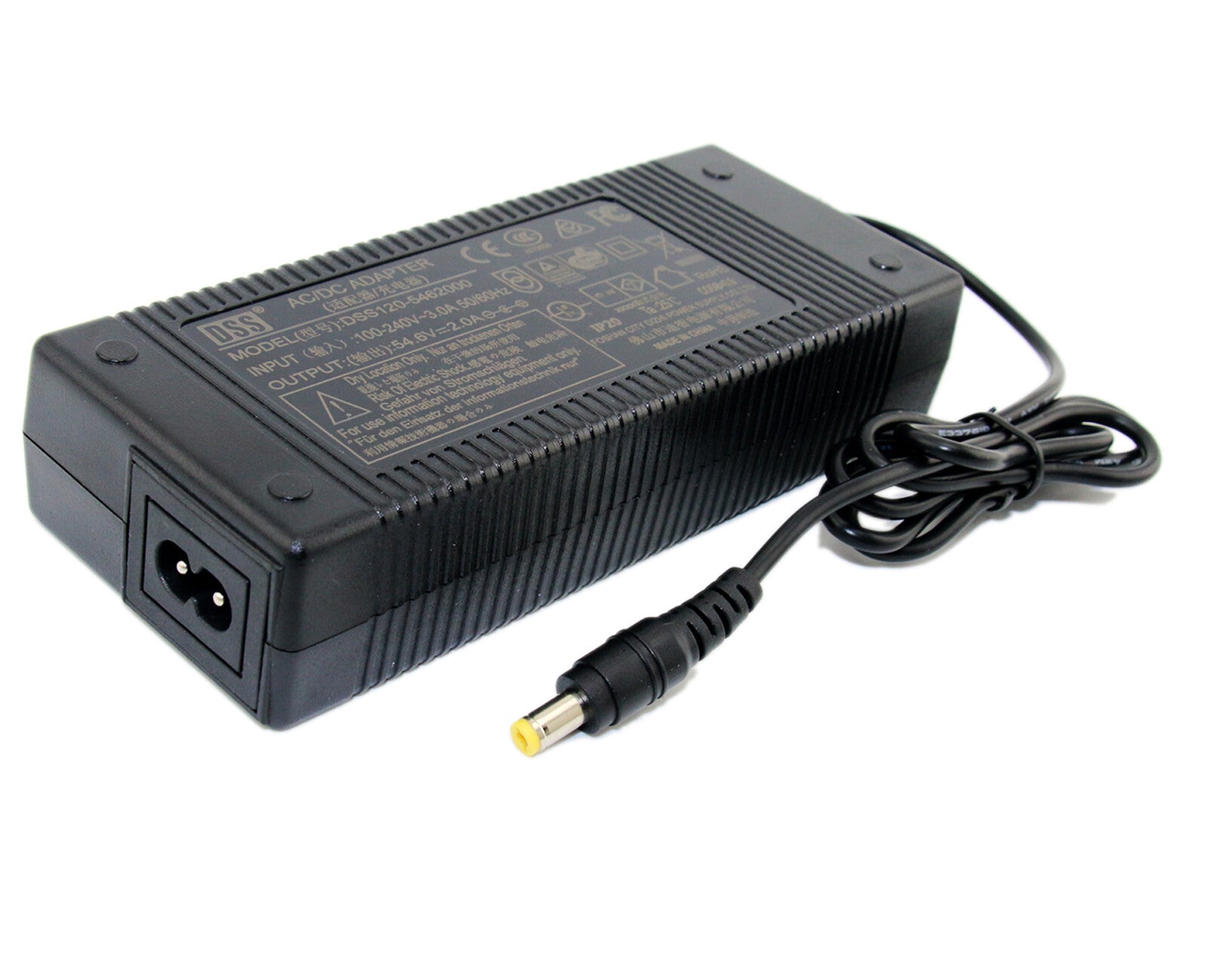 54.6V 2A Li-ion Charger- AC input port