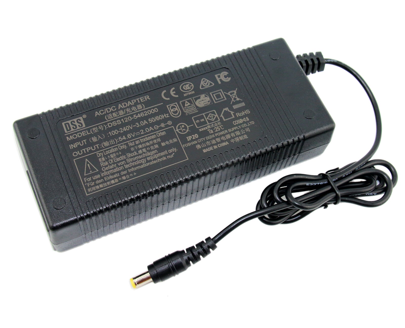 54.6V 2A Li-ion Charger- overview