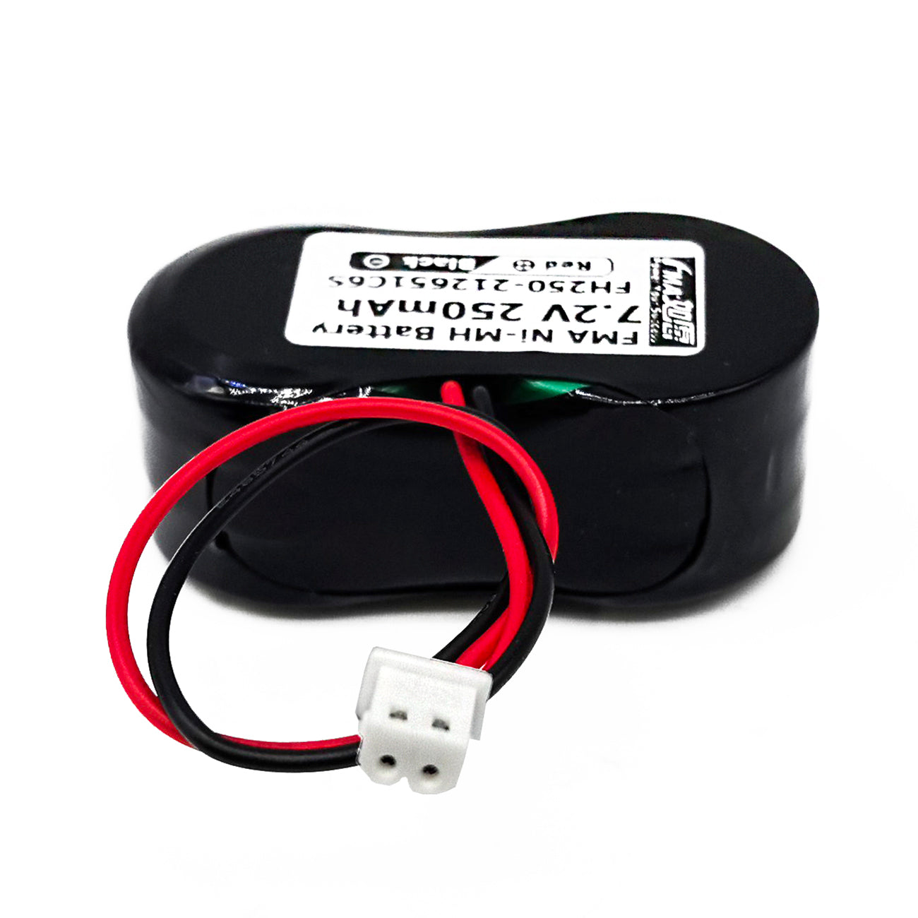 FMA 7.2V 250mAh Ni-MH Rechargeable Battery Replace GP250BVHx6 for Car Vehicle Truck GT Alarm Self-Powered Device