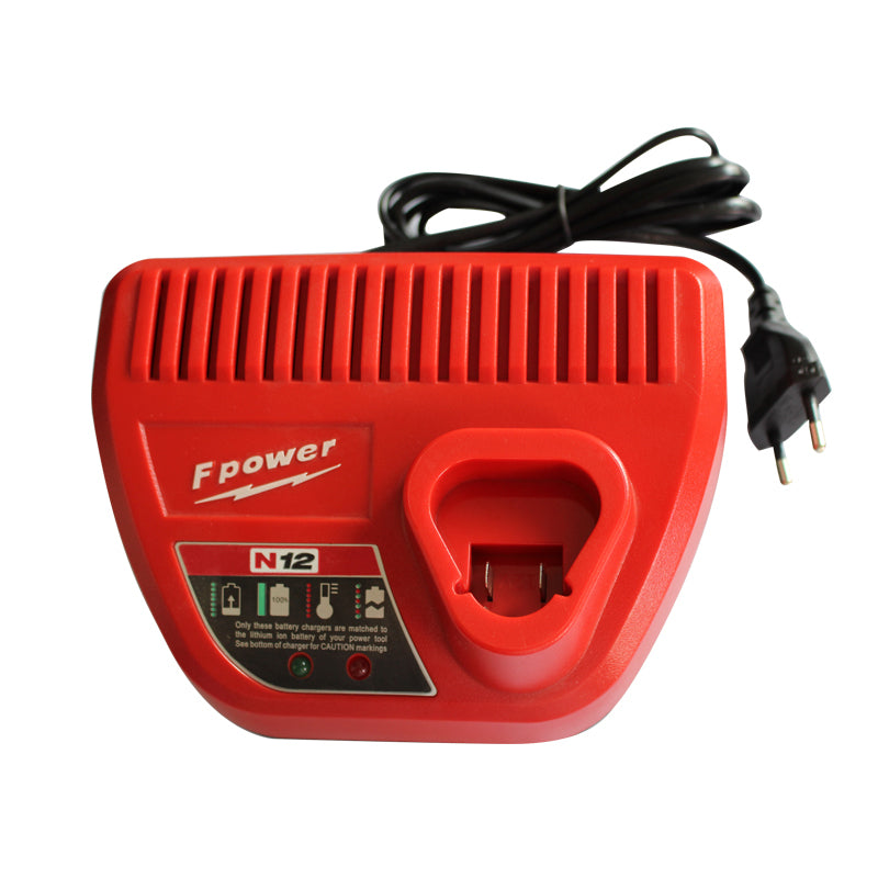 Power Tools Charger for Milwaukee M12 10.8V 11.1V Li-ion Battery DC 12V 12.6V 3A