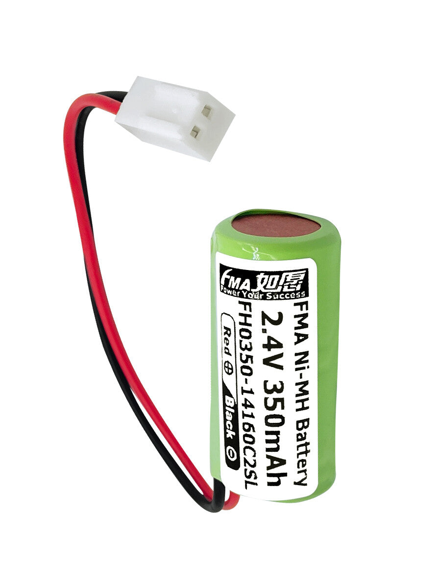 Exit Entrance Emergency light power supply 1/3AA Ni-MH 2.4V 3.6V 350mAh Battery