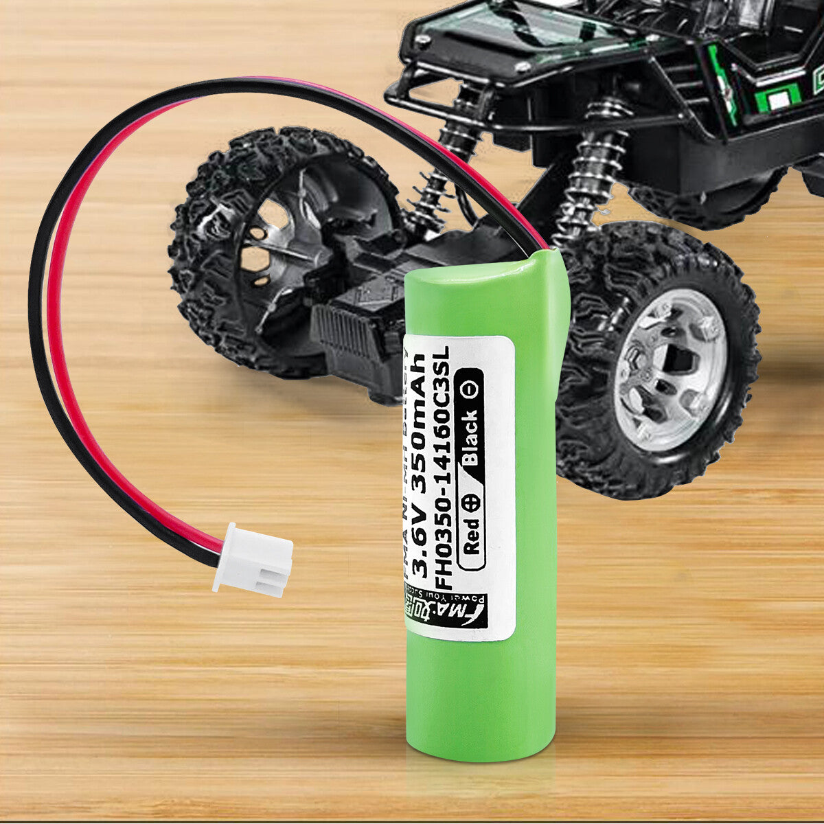 Exit Entrance Emergency light power supply 1/3AA Ni-MH 2.4V 3.6V 350mAh Battery