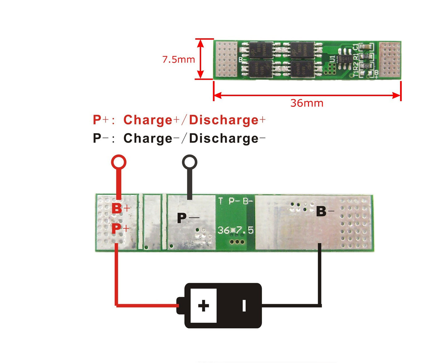 Li-Fe Battery 3.2V 6.4V 9.6V Protection Circuit Management Board LiFePO4 PCM BMS
