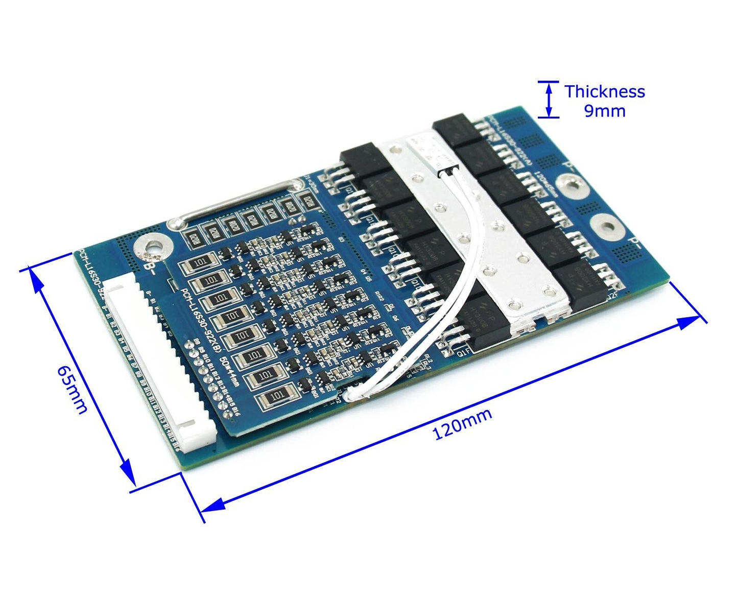 16S 57.6V 59.2V Li-ion LiPo Battery PCM BMS Balance Protect Circuit Board Module