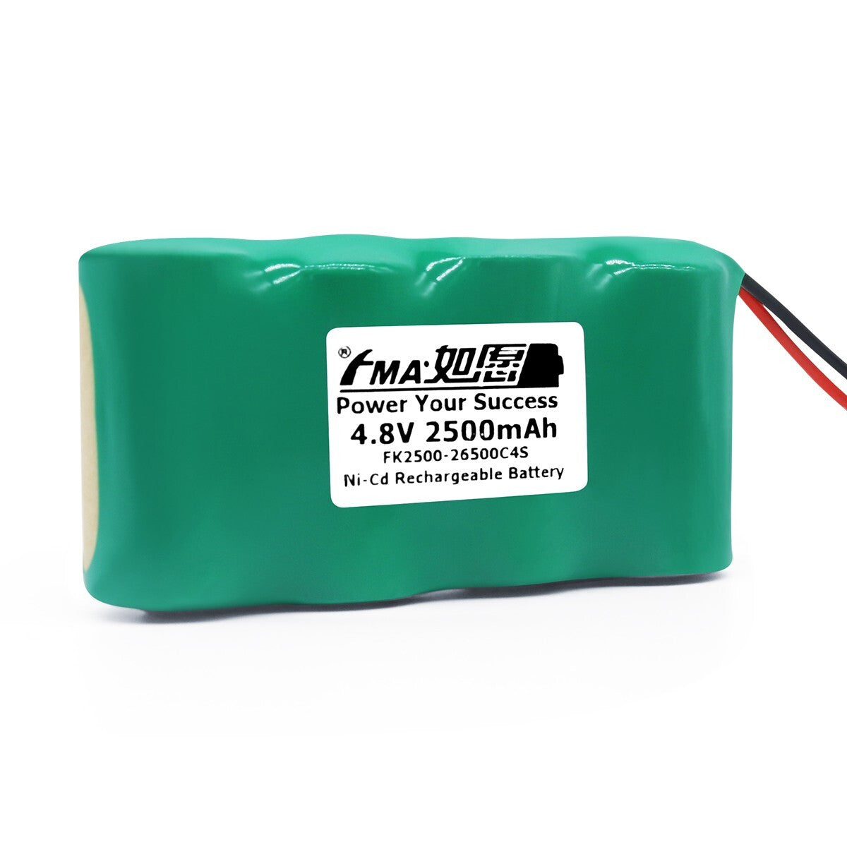FMA 4.8V 2500mAh Ni-Cd Rechargeable Battery for Emergency Lighting Exit Door LED light