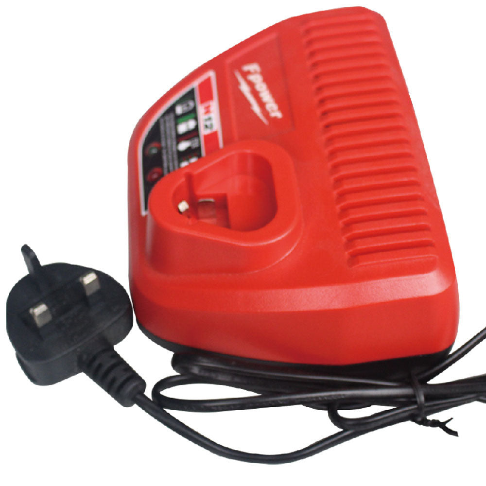 Power Tools Charger for Milwaukee M12 10.8V 11.1V Li-ion Battery DC 12V 12.6V 3A