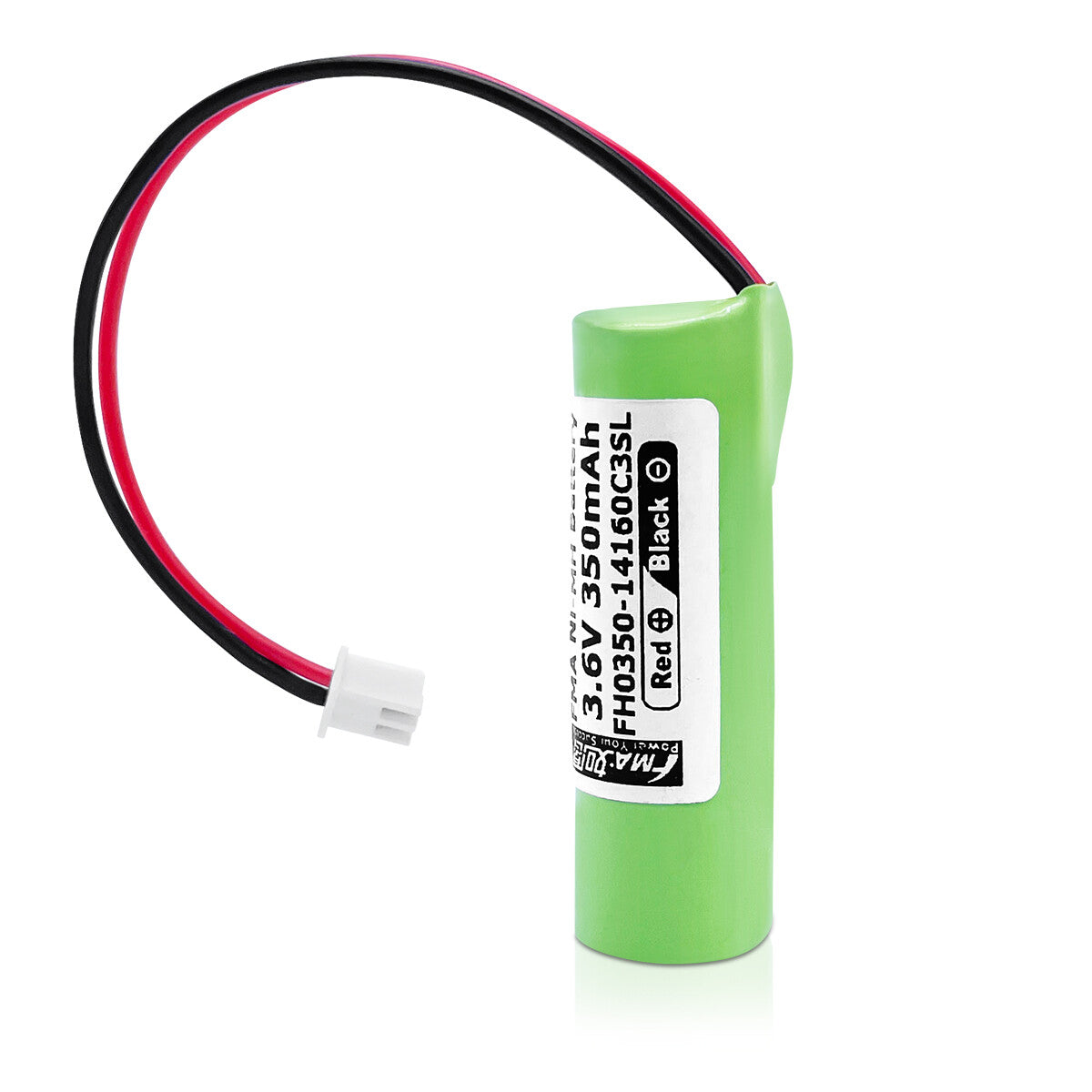 Exit Entrance Emergency light power supply 1/3AA Ni-MH 2.4V 3.6V 350mAh Battery