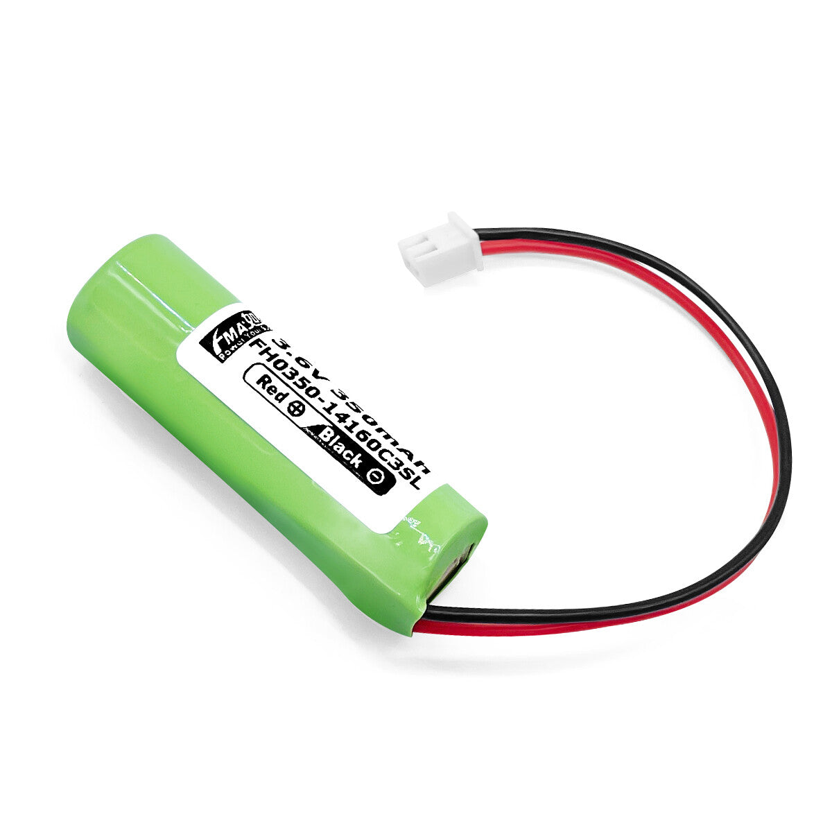 Exit Entrance Emergency light power supply 1/3AA Ni-MH 2.4V 3.6V 350mAh Battery