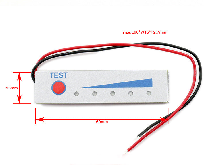 3.6-59.2V 1-16S Li-ion LiPo Battery Voltage Capacity LED Display Board Indicator