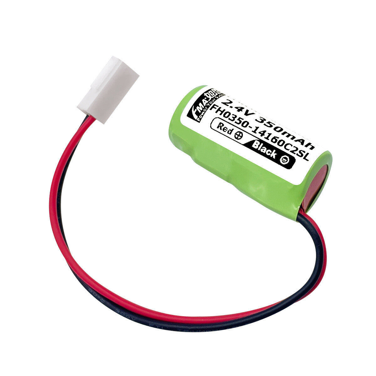 Exit Entrance Emergency light power supply 1/3AA Ni-MH 2.4V 3.6V 350mAh Battery