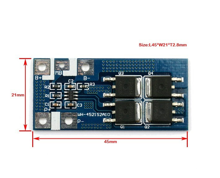 Li-Fe Battery 3.2V 6.4V 9.6V Protection Circuit Management Board LiFePO4 PCM BMS