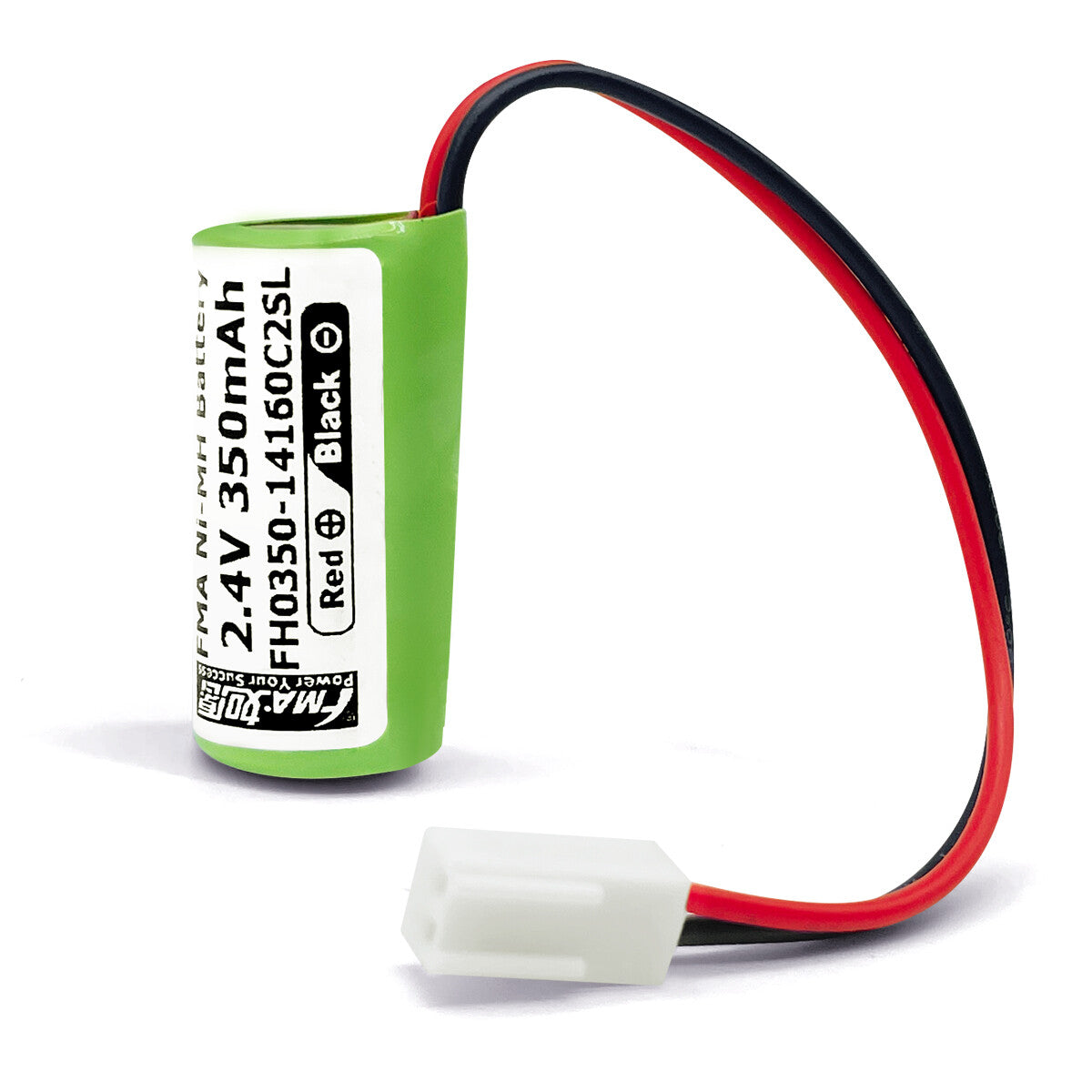 Exit Entrance Emergency light power supply 1/3AA Ni-MH 2.4V 3.6V 350mAh Battery
