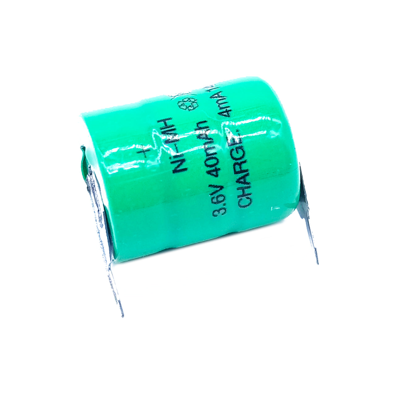 3.6V 40mAh Button Ni-MH Rechargeable Battery for PLC Controllers CNC Machines Data Power Supply
