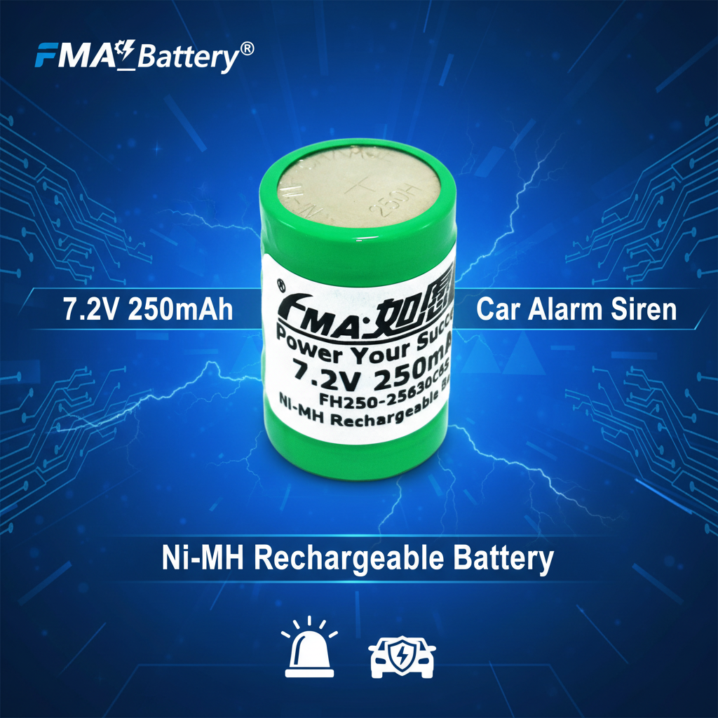 7.2V 250mAh Ni-MH Battery Poster
