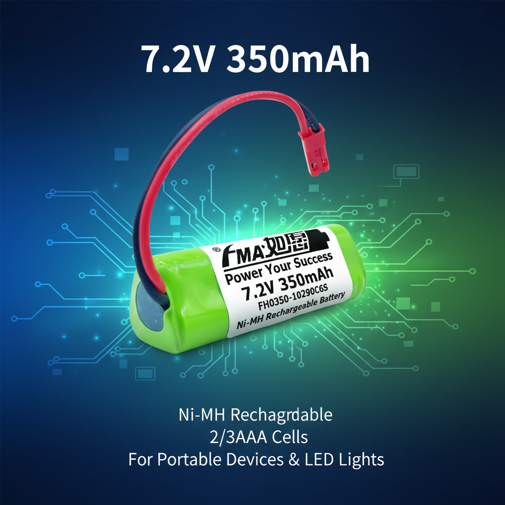 7.2V 350mAh Ni-MH Battery Poster