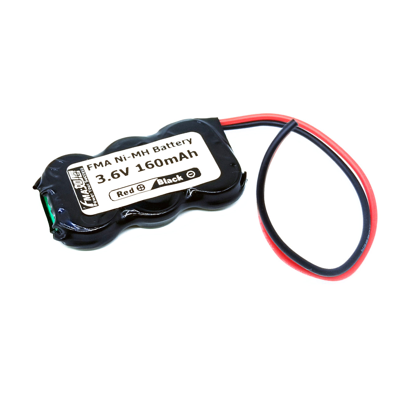 3.6V Ni-MH Rechargeable Button Battery 3-Pack for Remote Controls, Sensors & PLC 40/80/160mAh