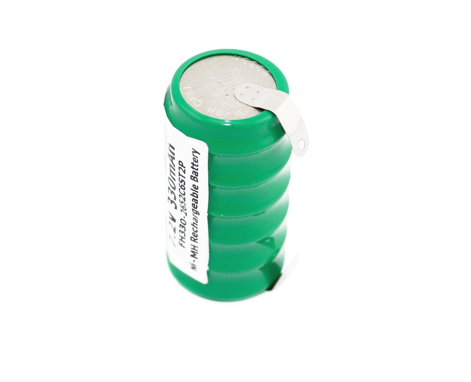 FMA Battery Ni-MH battery Button pack 7.2V 330mAh 6SL-Front view
