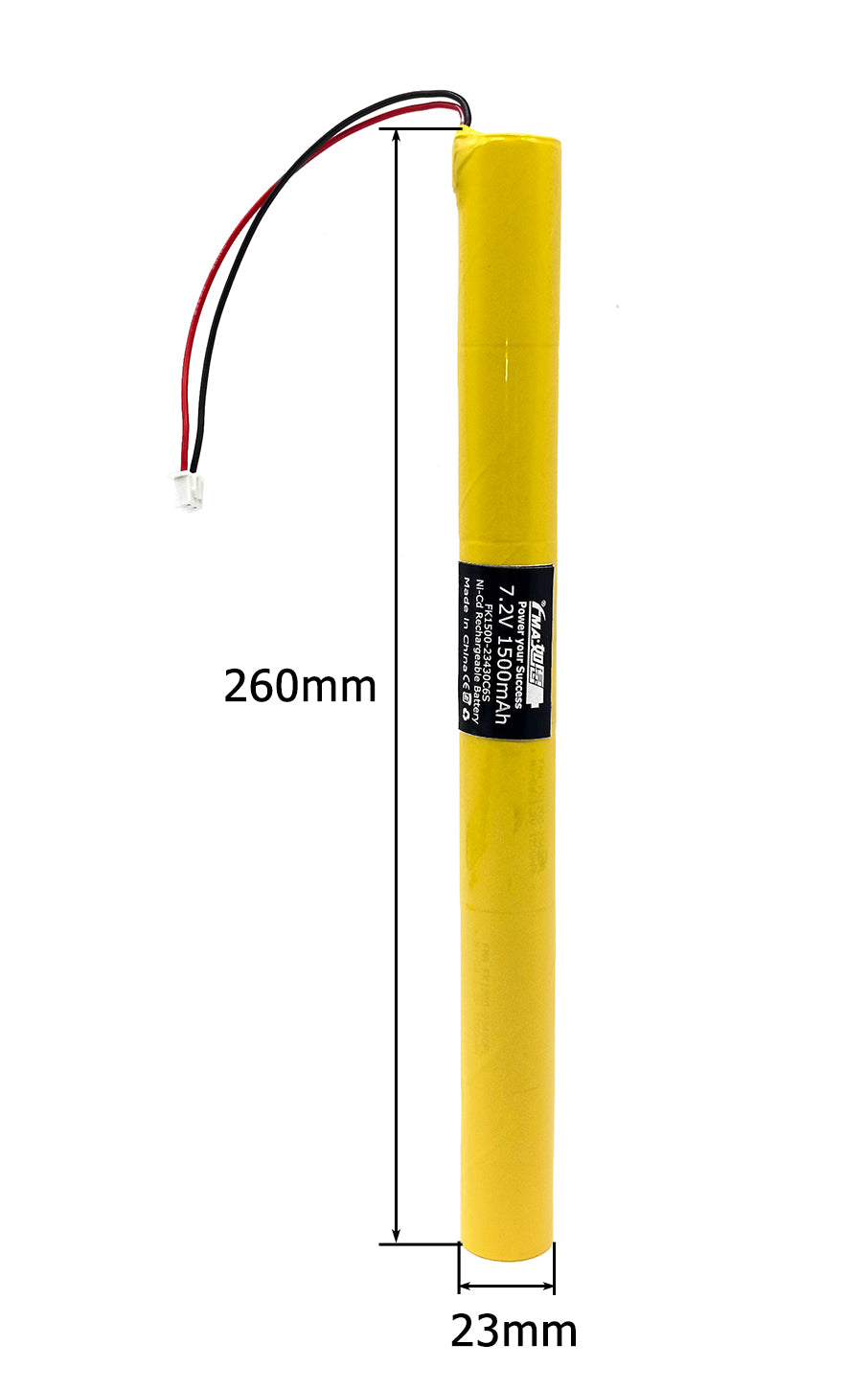 7.2V Ni-MH Ni-Cd Rechargeable Battery for Stairwell Staircase Exit LED Emergency Lighting Battery Backup