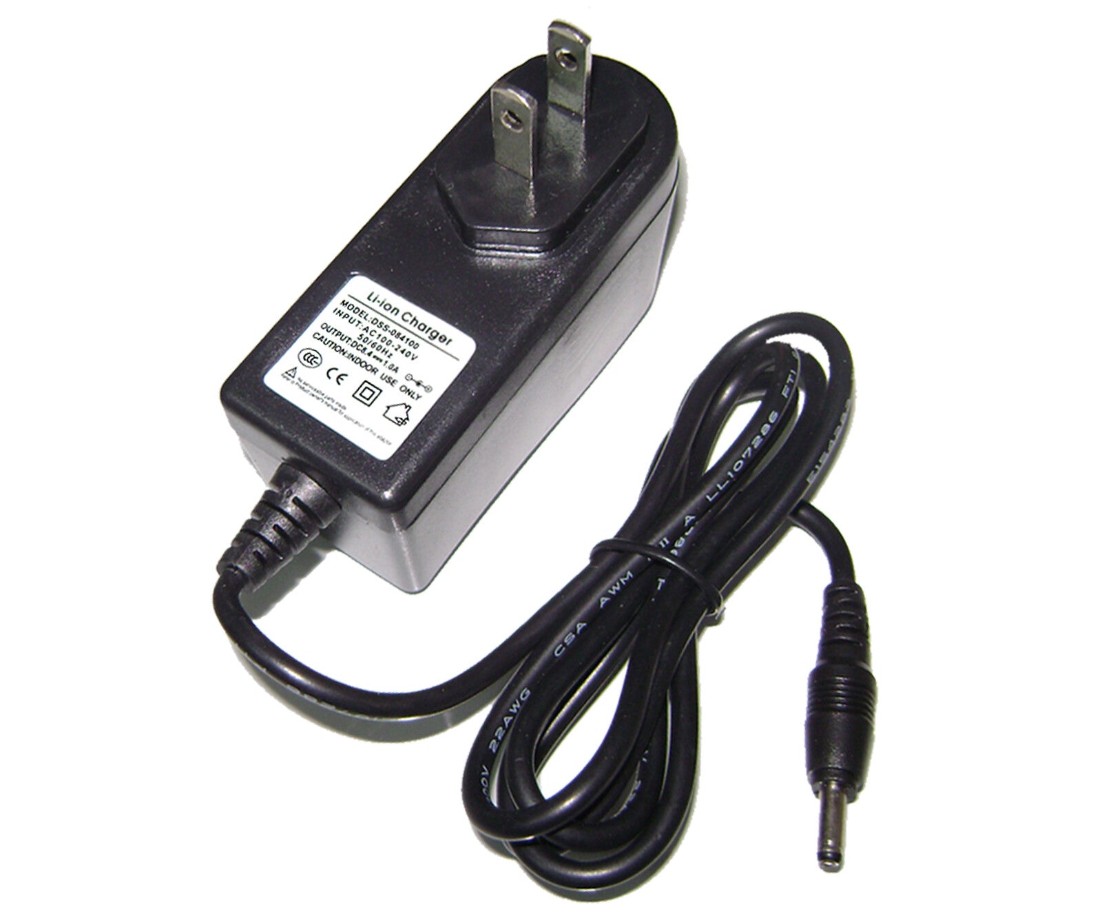 8.4V 1A Li-ion Li-Po battery charger- US DC 3.5/1.35mm connector