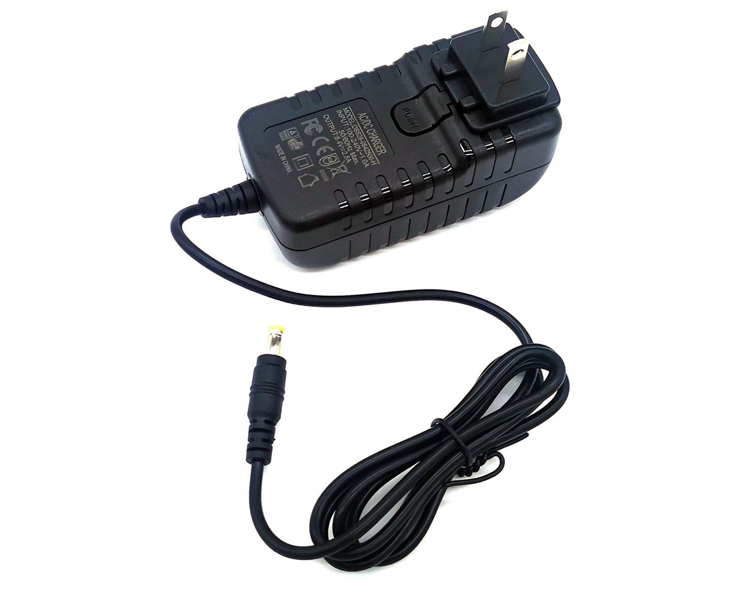 8.4V 2A Li-ion Li-Po battery charger- with removable plug-US