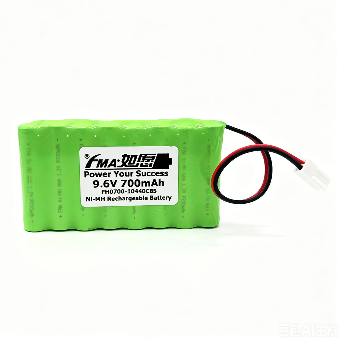 FMA 9.6V 700mAh Ni-MH Battery for Luminous Sound Toys Shuttle Remote Controlled Helicopter | Rechargeable Pack