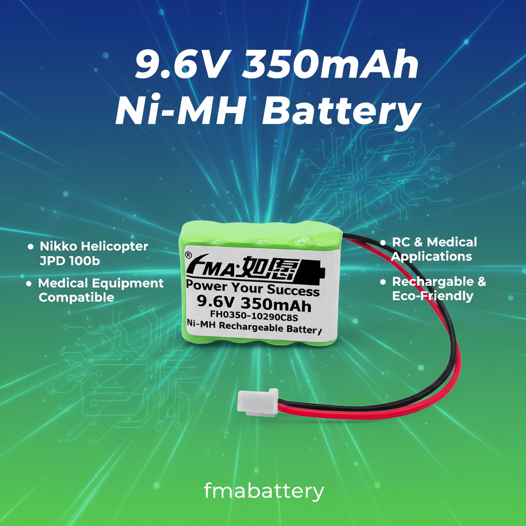 9.6V Ni-MH Battery Promotional Poster
