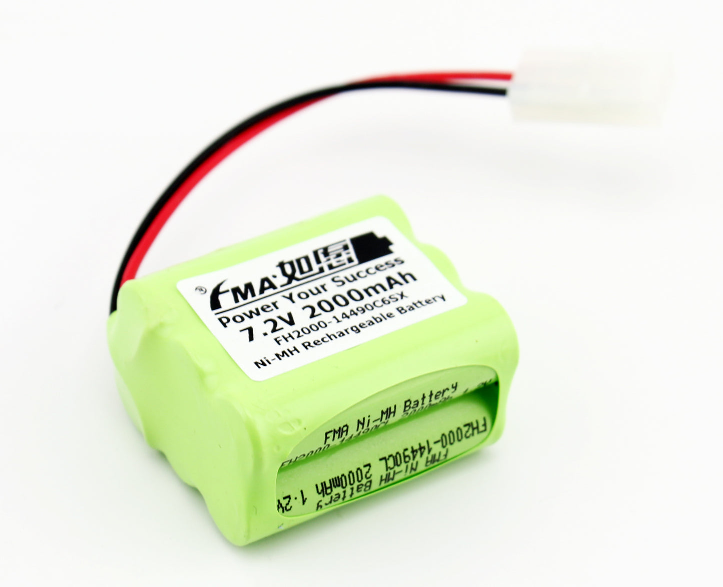 7.2V Ni-MH/Ni-Cd Rechargeable Battery Pack 600-2000mAh for RC Car Boat Model Toy | SMP / Tamiya Connector