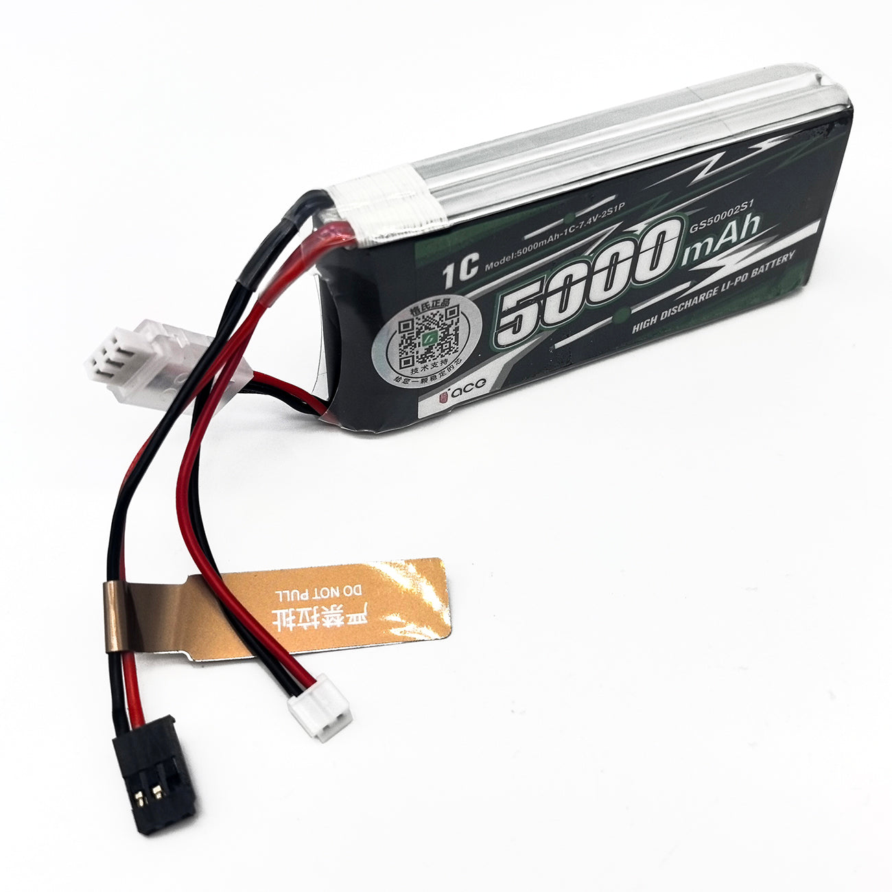 FMA ACE 7.4V 2400/3600/5000mAh Li-Po Battery for Futaba RC Receiver TX RX T8FG | 2S1P Rechargeable