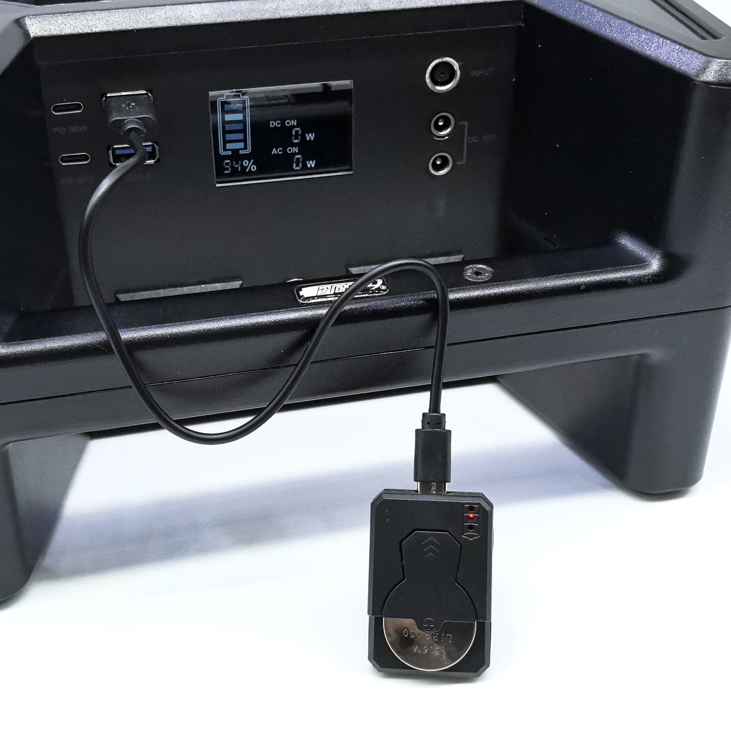 Button Battery Charger-Red light on is in charging