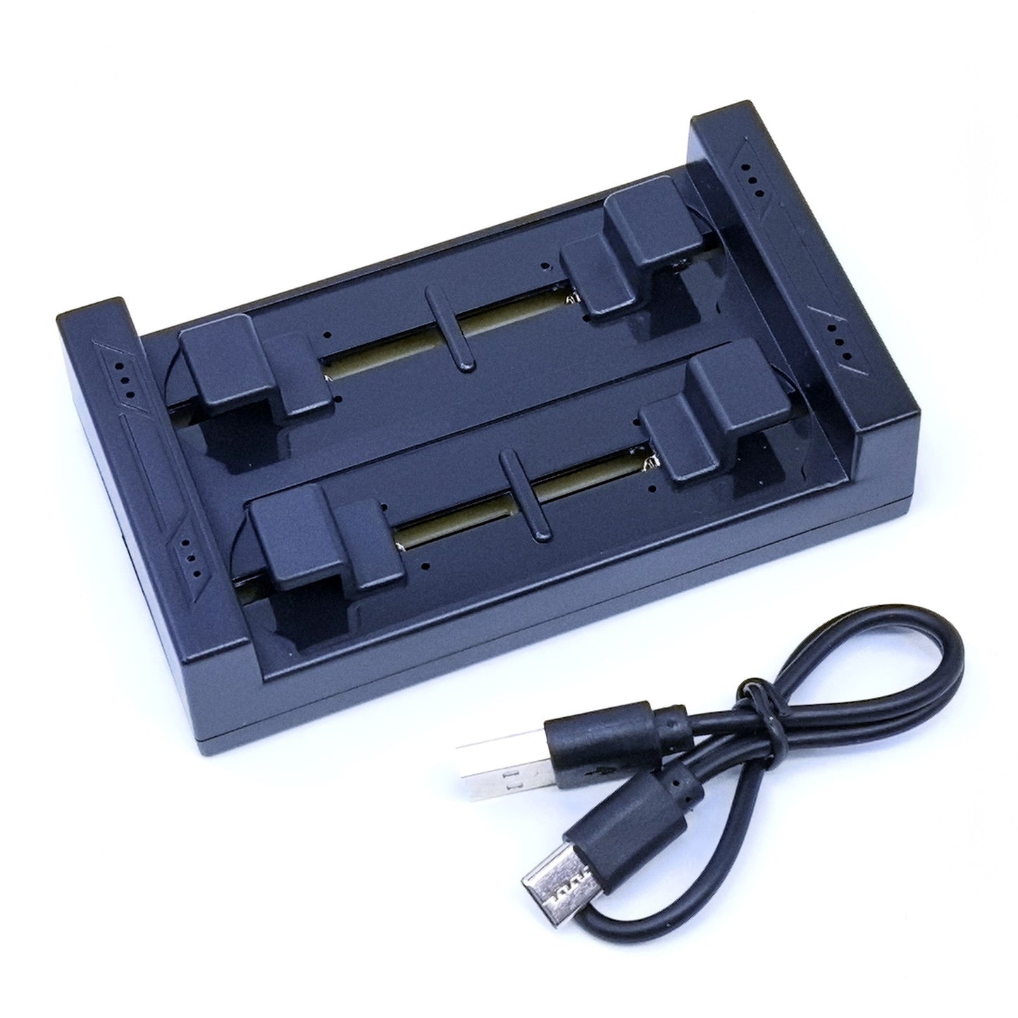 Button rechargeable battery 4 slot charger-Overview