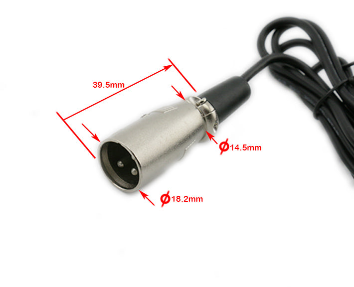 Connector XLR size