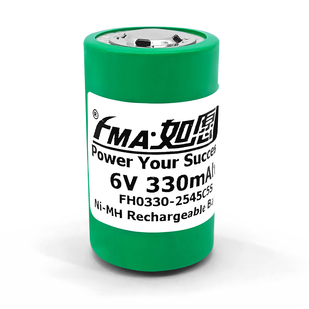 FMA Battery Ni-MH battery Button pack 6V 330mAh 5ST-Front view
