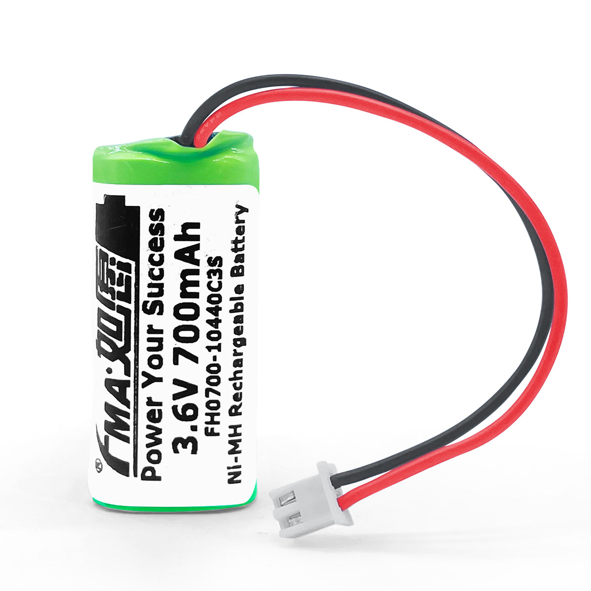 FMA Battery Ni-MH battery 10440C3SY 3.6V 700mAh-Front view