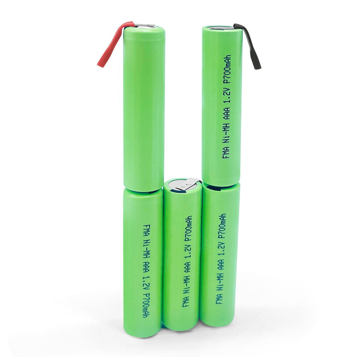 FMA Battery Ni-MH battery 10440C5SH107 6V 700mAh-Front view

