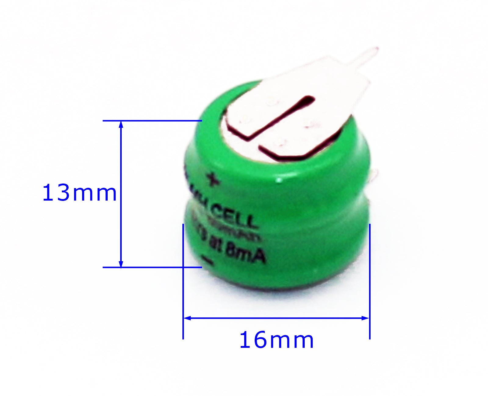 FMA Battery Ni-MH battery Button pack 2.4V 80mAh 2SL-Size

