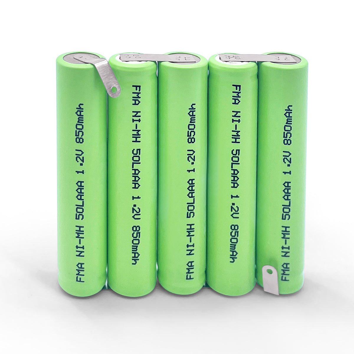 FMA Battery Ni-MH battery Motorola 6V 850mAh-Front view
