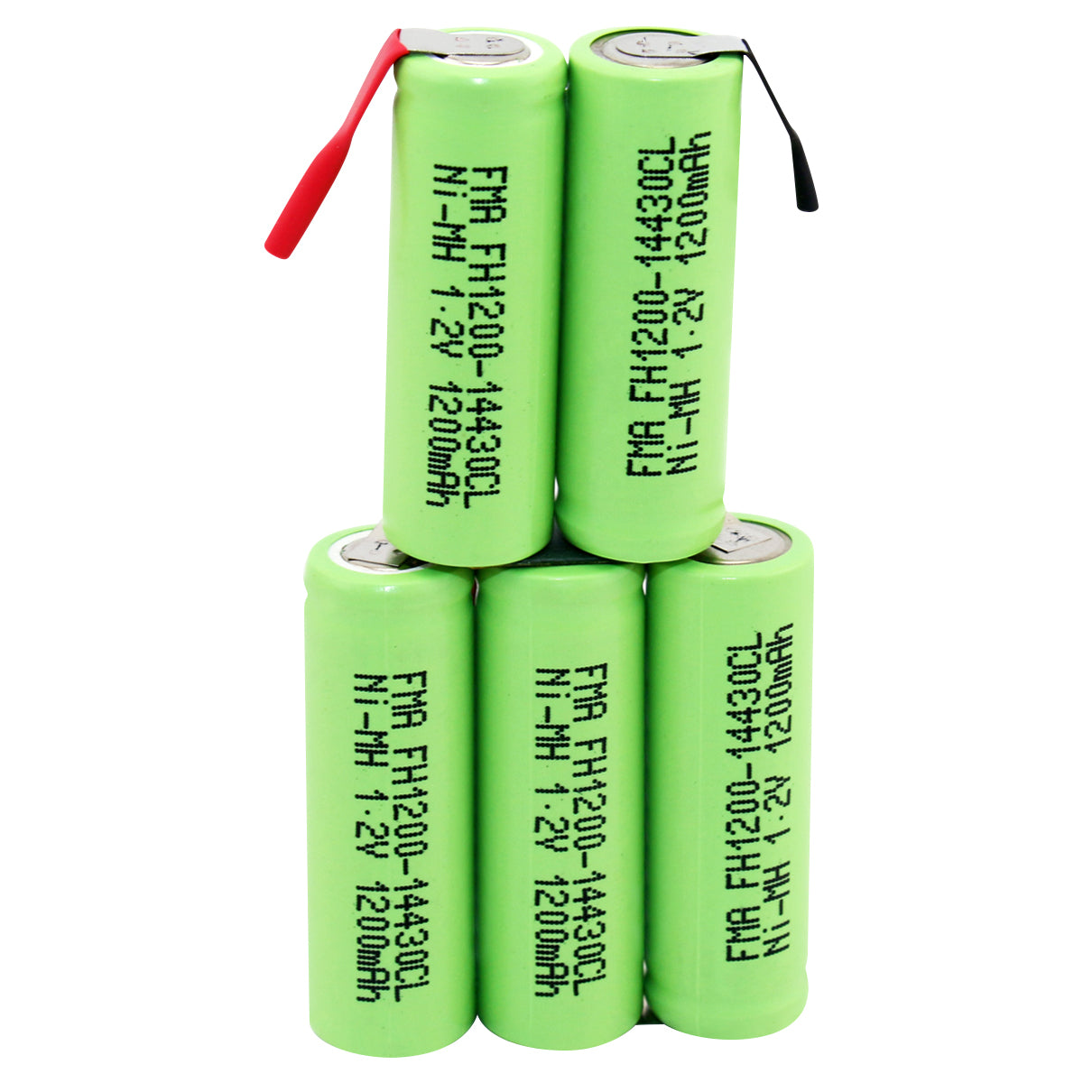 FMA Battery Ni-MH battery 14430P5SN81 6V 1200mAh-Front view
