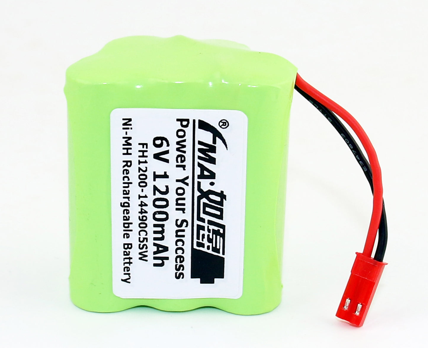 FMA Ni-MH 6V 0.6-2 Ah Battery for 80 LED Solar Sports Light Backup Power Supply