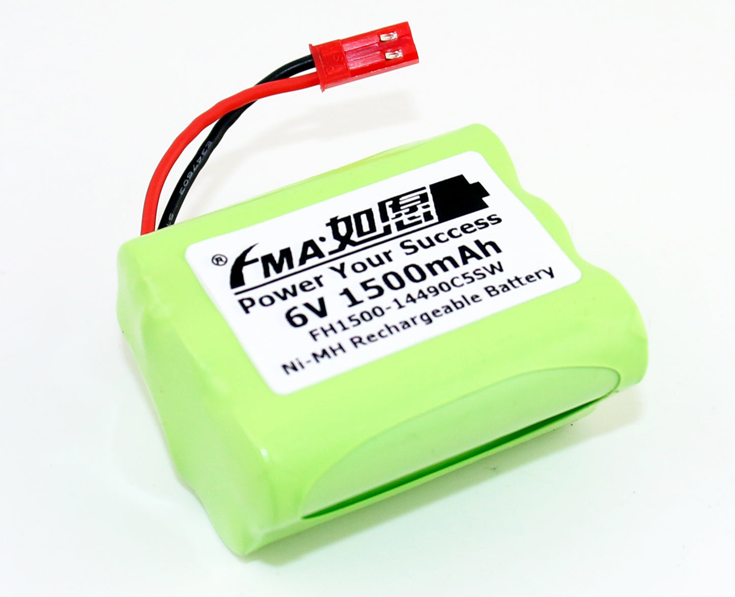 FMA Ni-MH 6V 0.6-2 Ah Battery for 80 LED Solar Sports Light Backup Power Supply