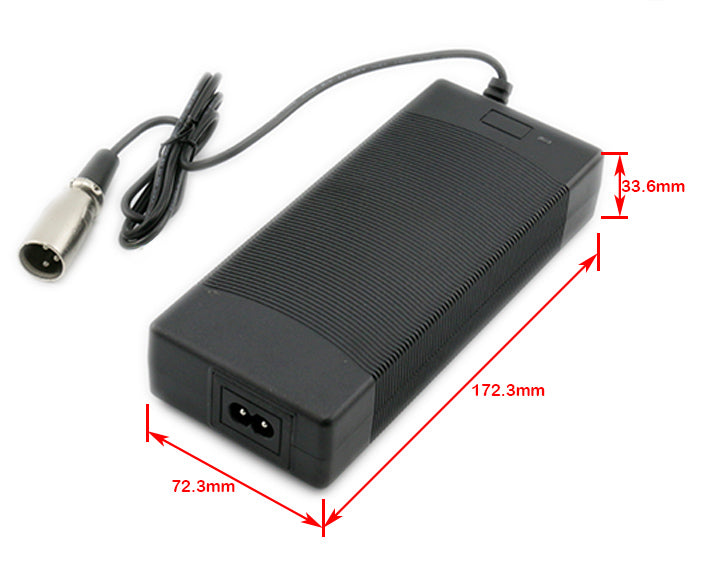 67.2V 2A charger-Size