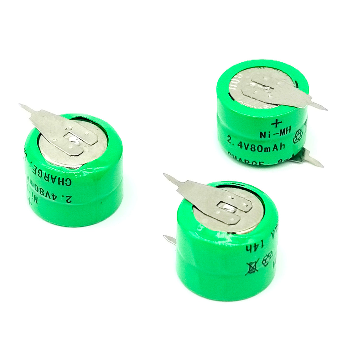 FMA Battery Ni-MH battery Button pack 2.4V 80mAh 2ST-3pcs
