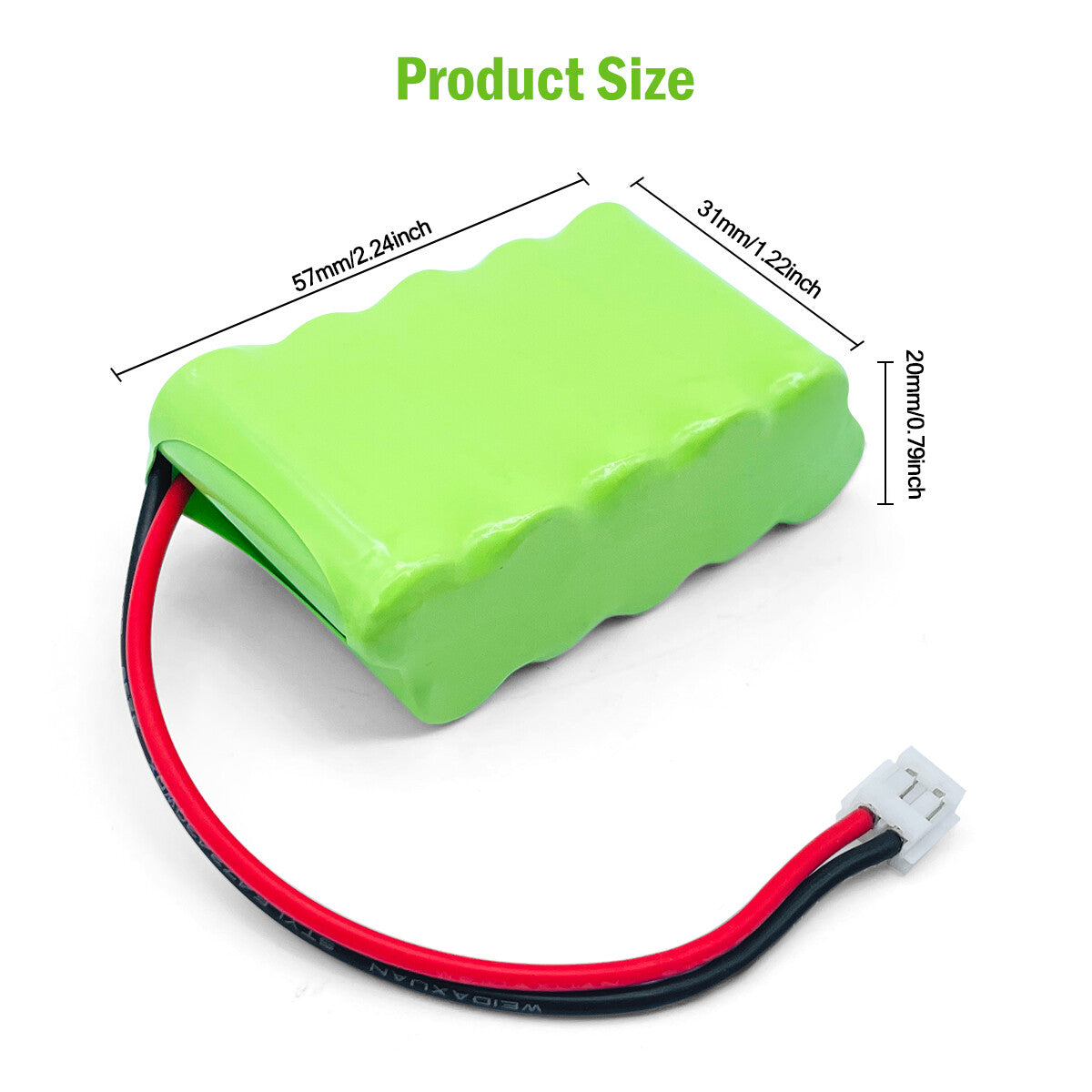 Ni-MH battery 12V 350mAh-Size

