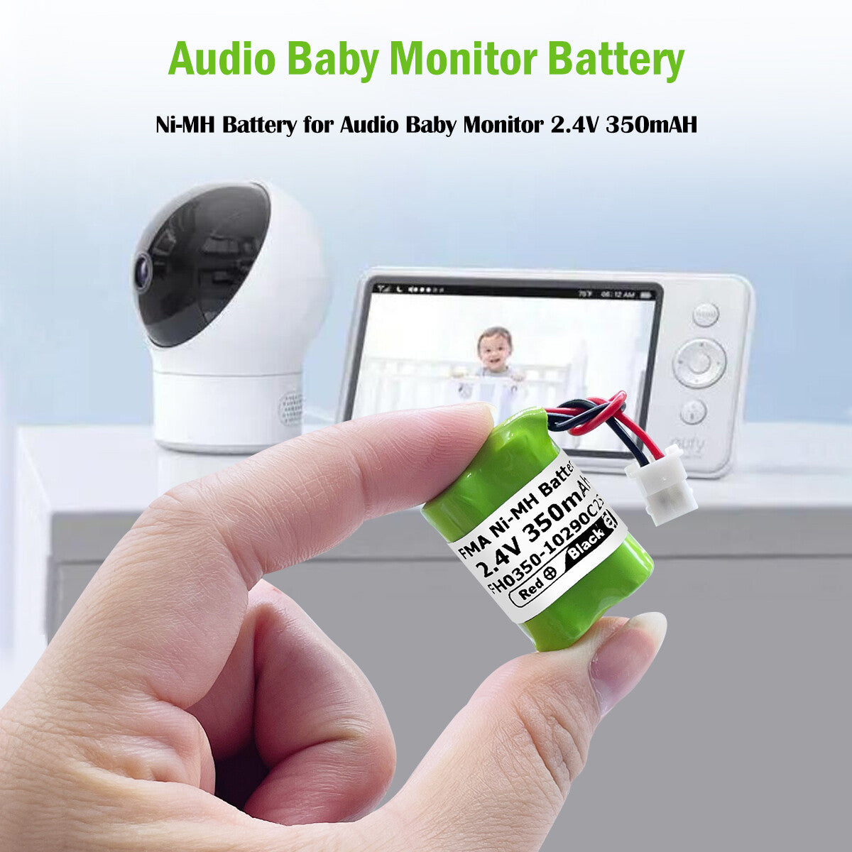 Ni-MH battery 2.4V 350mAh-Wide application
