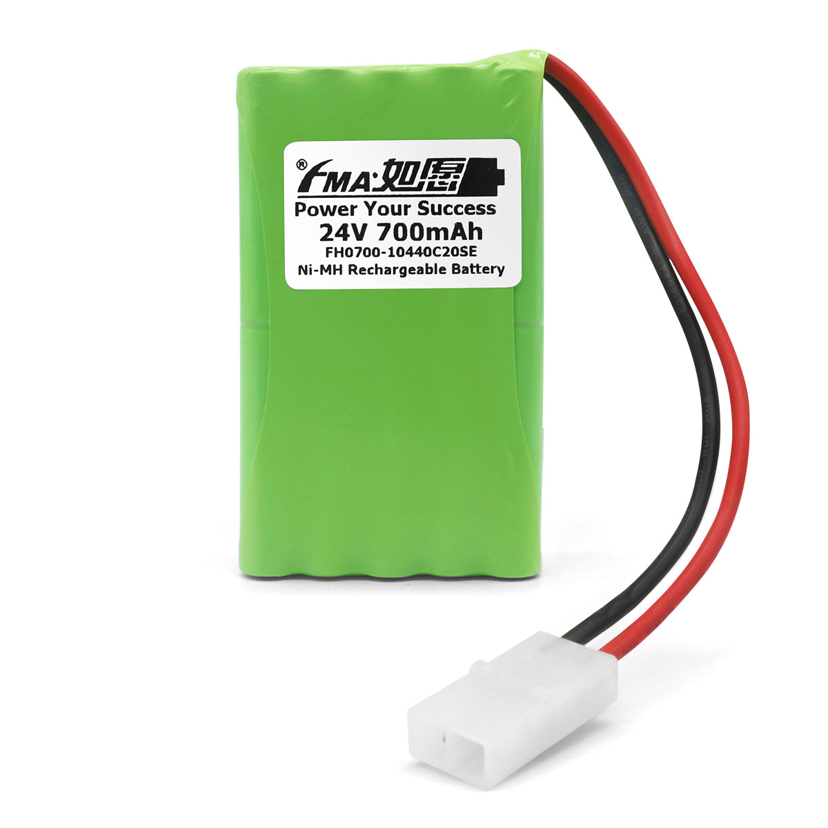 Ni-MH battery 24V 700mAh-Front view
