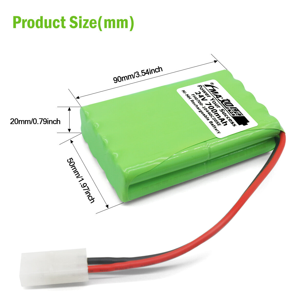 Ni-MH battery 24V 700mAh-Size
