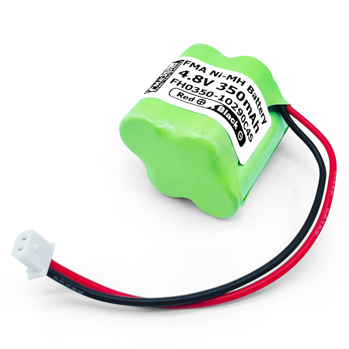 Ni-MH battery 4.8V 350mAh-3D view
