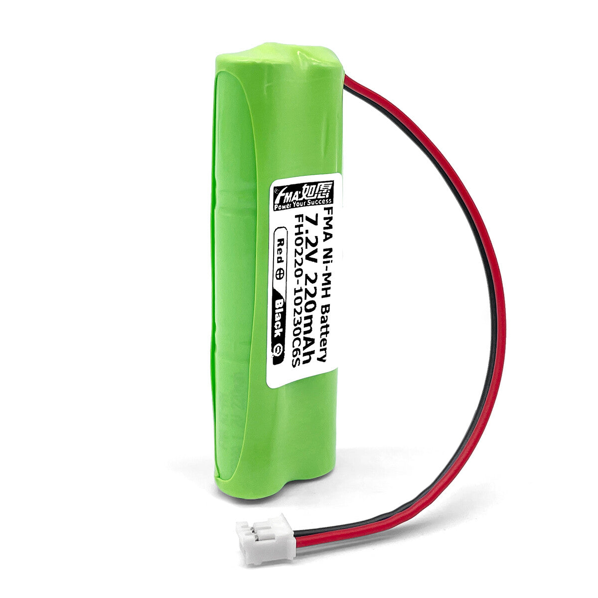 Ni-MH battery 7.2V 220mAh-3D view