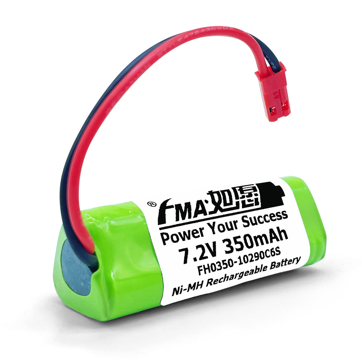 Ni-MH battery 7.2V 350mAh-3D view 6SY