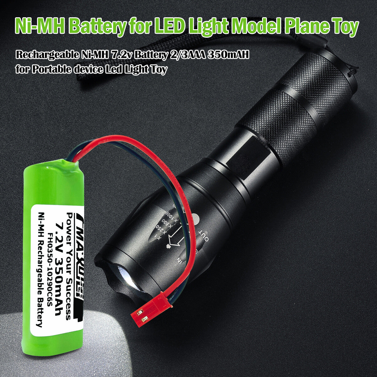 Ni-MH battery 7.2V 350mAh-Wide application 6SY
